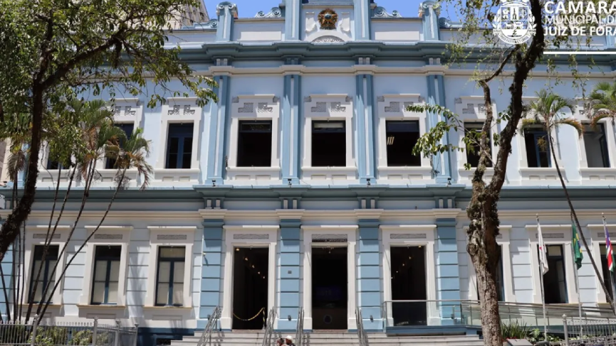 Câmara Municipal de Juiz de fora. (Foto: CMVJF.)